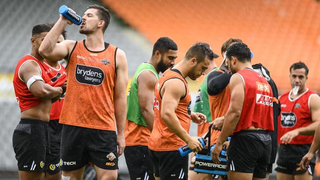 West Tigers Training Loftus St, Concord Monday 3rd Feb 2020 Picture's Darren Leigh Roberts