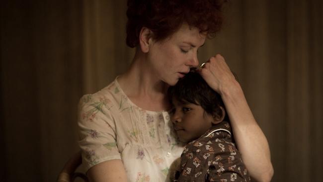 Nicole Kidman and Sunny Pawar appear in a scene from <i>Lion.</i> Picture: WEINSTEIN COMPANY via AP