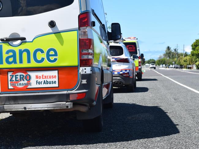 Queensland Fire and Emergency Services, police and ambulance crews were at the scene of a house fire at Gable St, East Mackay on Friday April 17. Photo: Zizi Averill. Generic