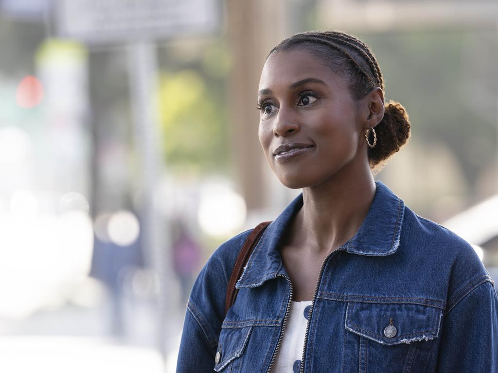 Issa Rae in a scene from the TV series Insecure. Supplied by Foxtel.