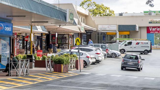 Locals have dubbed Ashmore Plaza Shopping Centre “Trashmore” saying it has fallen into disrepair and they now shop elsewhere. Picture: Jerad Williams