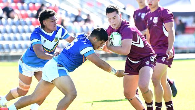 Mason Kira in action for the Queensland Schoolboys last year.