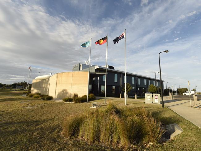 The Rainbow flag flies in front of the Surf Coast Shire offices Merrijig Drive,Torquay. Set of stock pix. Picture: Alan Barber