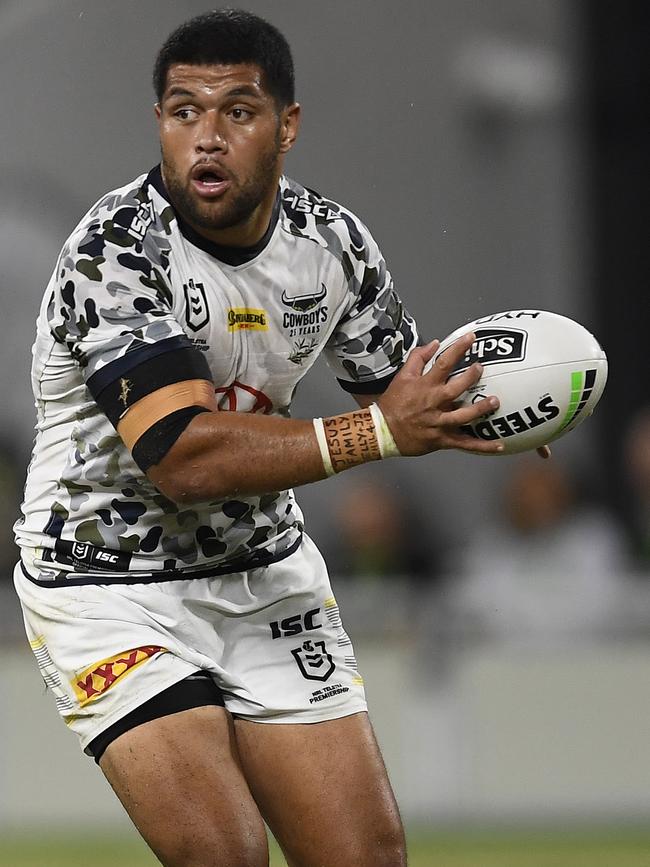 John Asiata looks on his way out of the Cowboys. Picture: Ian Hitchcock/Getty Images