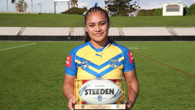 City's Litia Fusi was named Player of the Match in the City-Country clash earlier this month. Picture: Bryden Sharp