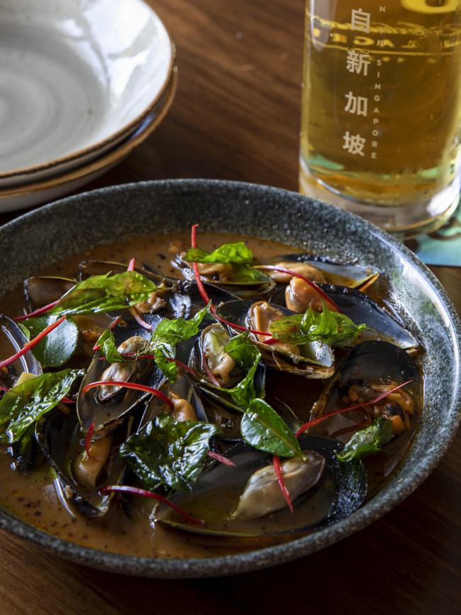 Spice is right: mussels with chilli jam and lemongrass