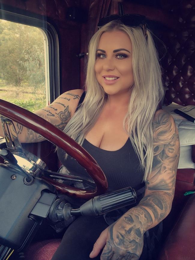 Blayze Williams is a truck driver in the top one per cent of OnlyFans creators. Picture: Supplied