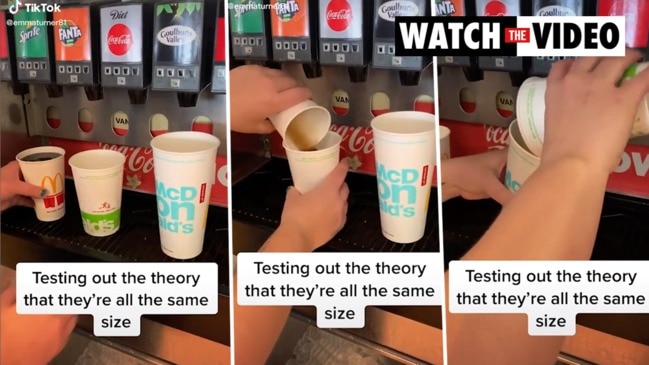 McDonald's Drink Size TikTok Claiming Cups All Same Size Proved Wrong