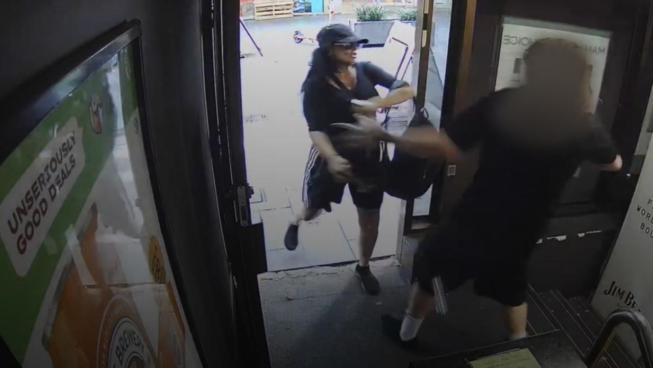 Kimberley Hudson threw cans during her assault of a Thirsty Camel bottle shop worker. Photo: Courts SA