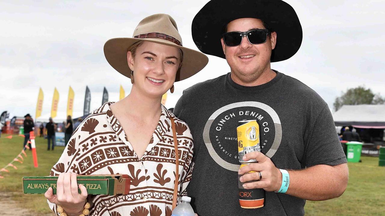 Zoey and Nathan Kratzmann at Lighthouse Country Music Festival, Burnett Heads. Picture: Patrick Woods.