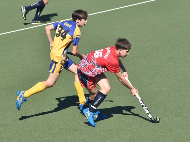 Division 2, Gympie versus Bundaberg at the Hockey Queensland under-18 menâ€™s state championships in Rockhampton from April 25 to 28, 2024.