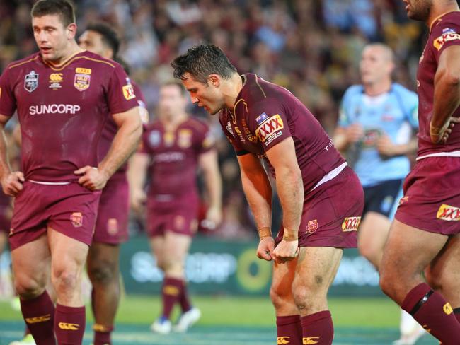 Cooper Cronk at State of Origin I at Suncorp Stadium.