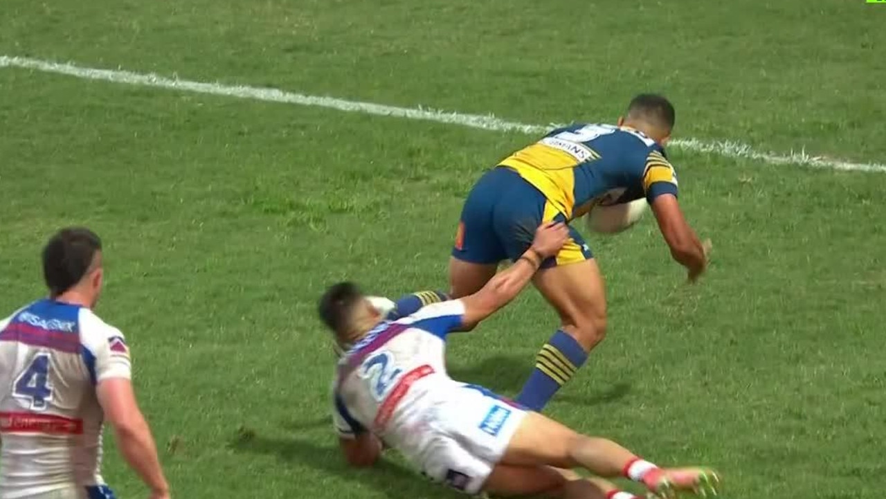 NRL 2021: Parramatta Eels controversial penalty try, Victor Radley ...