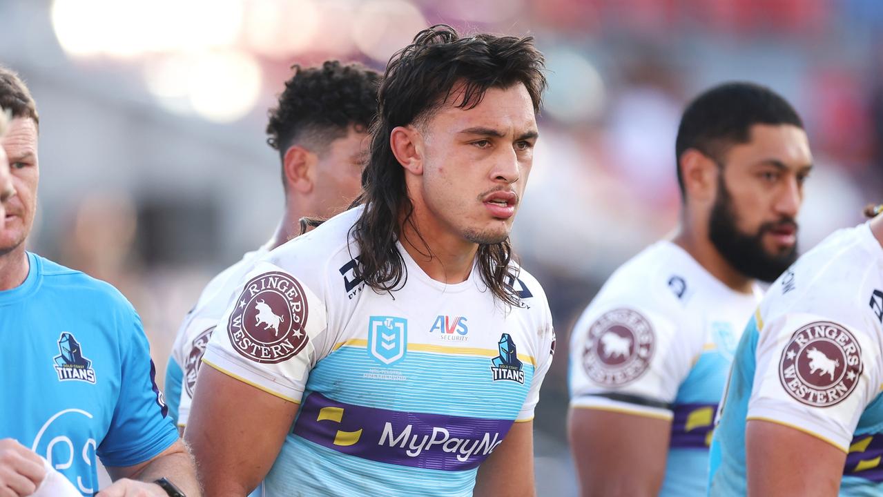 Tino Fa'asuamaleaui. Picture: Mark Kolbe/Getty Images