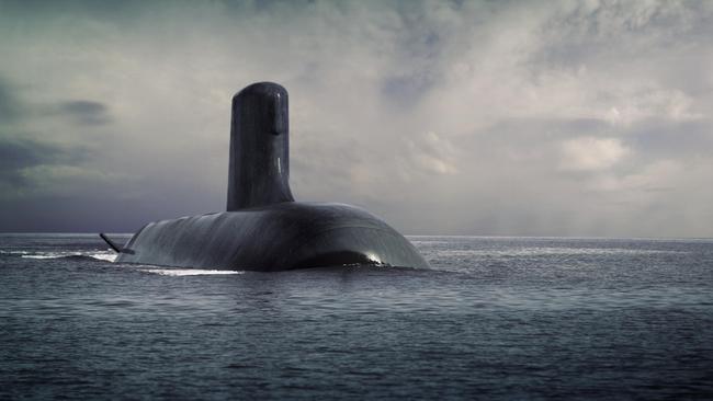 The French design for Australia’s next submarines.