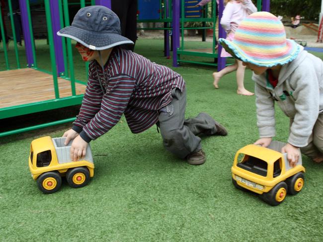 Generic images of children playing at C and K's Newmarket Childcare Centre.