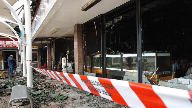 The aftermath of the fire in Sunnybank back in 2007.