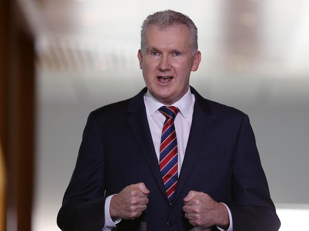 Employment and Workplace Relations Minister Tony Burke says the government is focusing on low-paid workers. Picture: NCA NewsWire / Gary Ramage