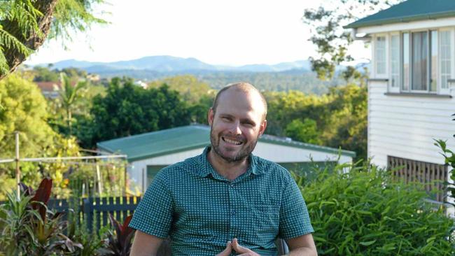 GOT THE LIFE: Gympie man Paul Barnes takes in the afternoon sun at his Gympie property yesterday. Picture: Tom Daunt