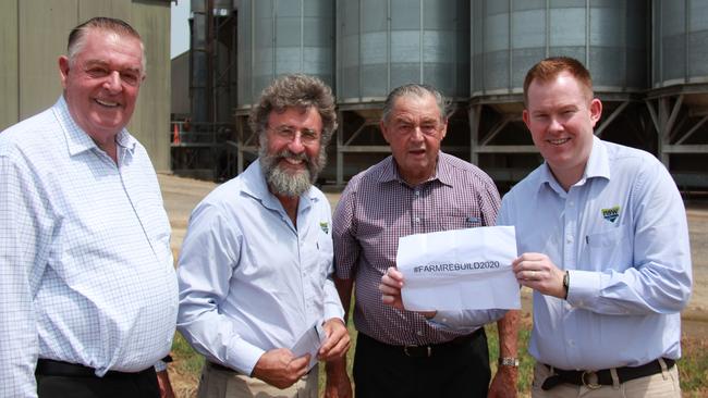 Tony Perich, NSW Farmers President James Jackson, Ron Perich and NSW Farmers CEO Pete Arkle.