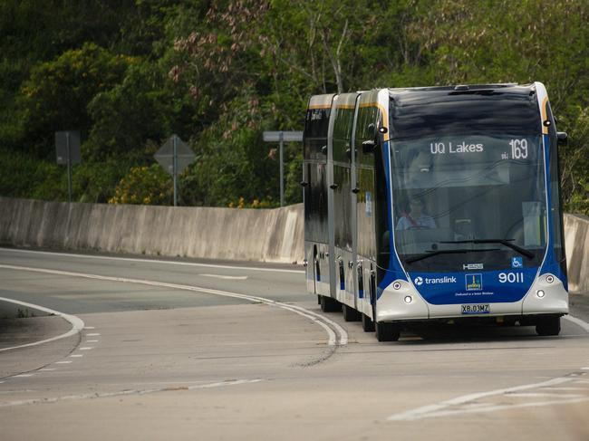 More than 200 bus routes were set to be affected. Picture: NewsWire / Glenn Campbell