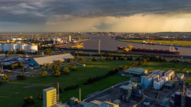 The MPs call for new arbitration measures for the Port of Newcastle in NSW. Picture: Bloomberg