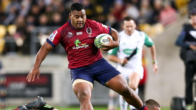 Reds prop Taniela Tupou had a blinder against the Hurricanes on Friday night.