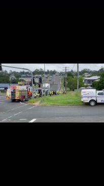 Man rushed to hospital following motorcycle and truck crash in Gympie