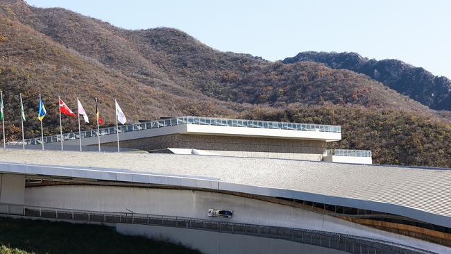 The very scenic Yanqing National Sliding Center. Picture: Getty Images