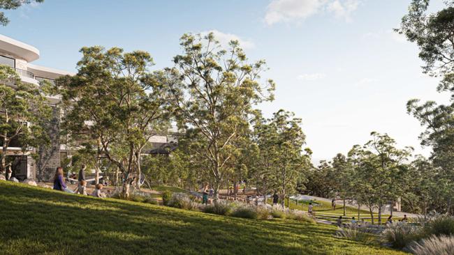 The new Rogans Hill Park will have space for play and recreation for the local community and residents. Picture: DKO Architects