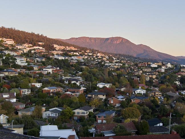 Hobart aerial. Picture: Supplied