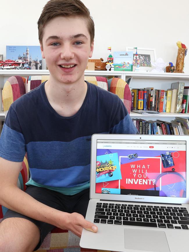 Michael Nixon, 14, from Wagga Wagga, is taking the world by storm with his app The Amazing Annoyatron.