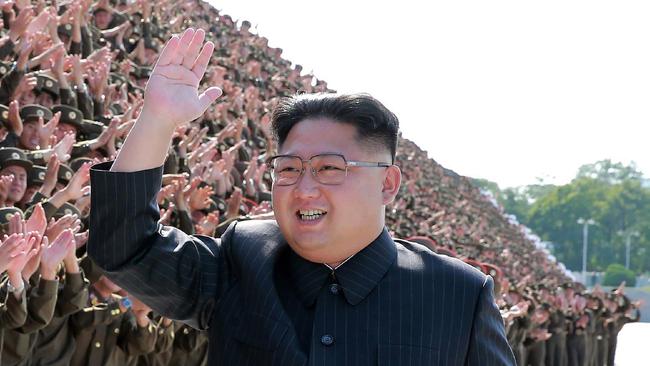 North Korean leader Kim Jong-un. Picture: AFP