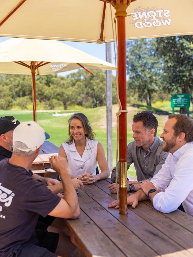 The Premier and newly minted MP Jacqui Scruby at Shortees. Pictures: Supplied