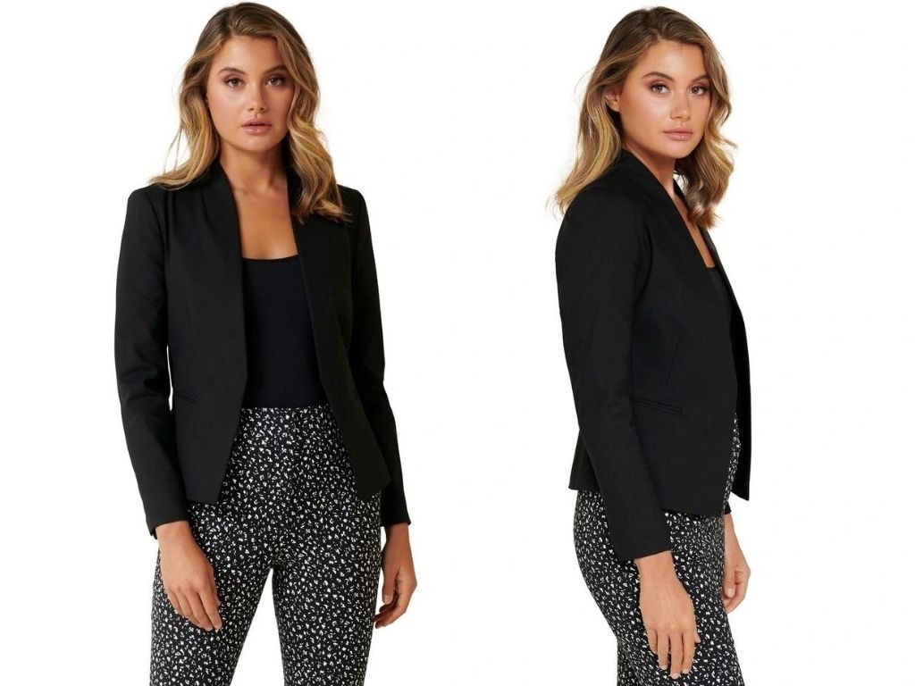 Don't blow your budget on a simple black blazer.