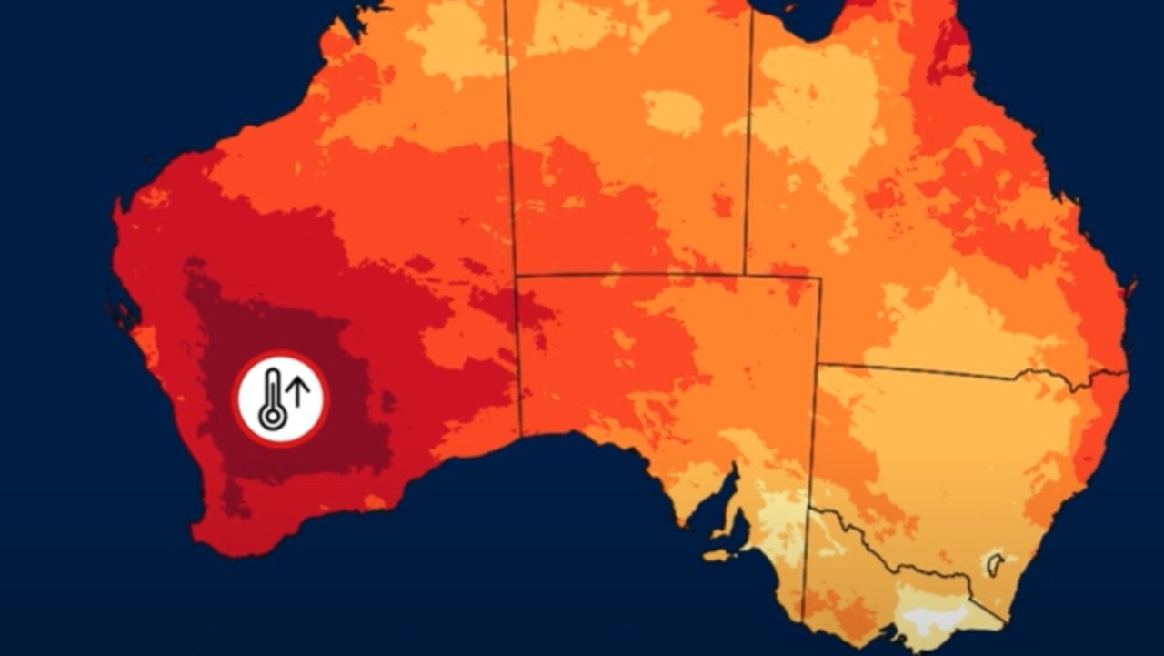 Large parts of Australia are predicted to have "unusually high" temperatures this Summer. Picture: Bureau of Meteorology