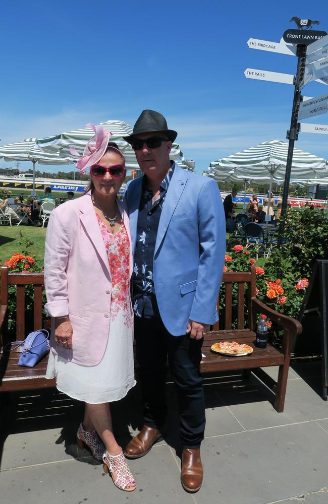 Wendy and Craig at the 2024 Crown Oaks Day, held at Flemington Racecourse. Picture: Gemma Scerri