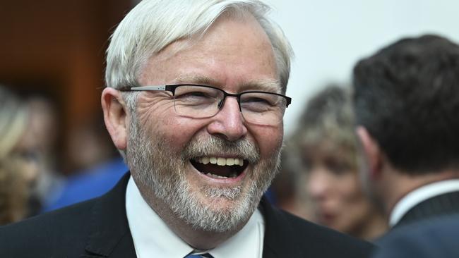 Former prime minister Kevin Rudd is now Australia’s ambassador to the US. Picture: Martin Ollman