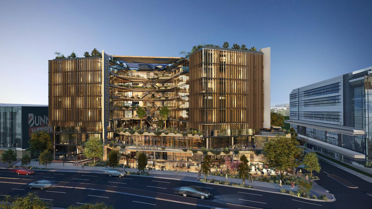 An artist's impression of the $300m Breakfast Creek Quarter development in Newstead.