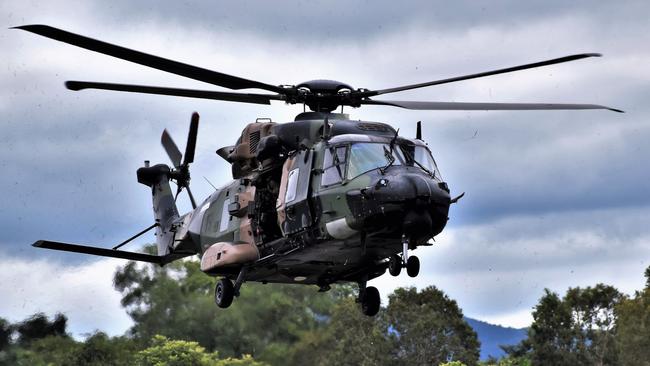 An Australian Army MRH90 Taipan. Picture: Cameron Bates