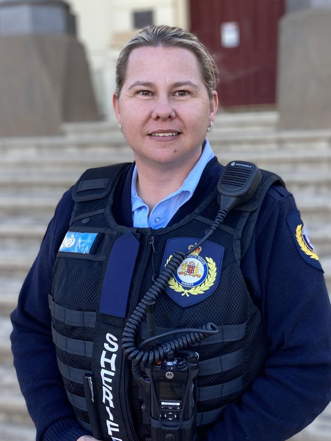 Kimberley Olsen outside Dubbo courthouse where she is primarily based. Picture: Ryan Young