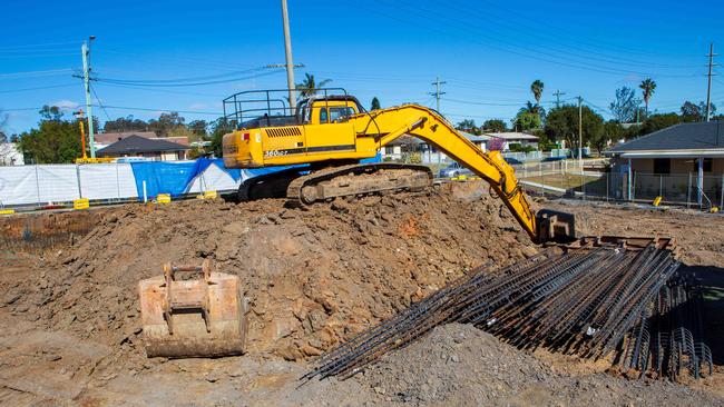 Works have begun. Picture: Jordan Shields