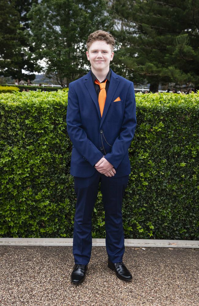 Shannon Unwin at Centenary Heights State High School formal at Picnic Point, Friday, November 15, 2024. Picture: Kevin Farmer