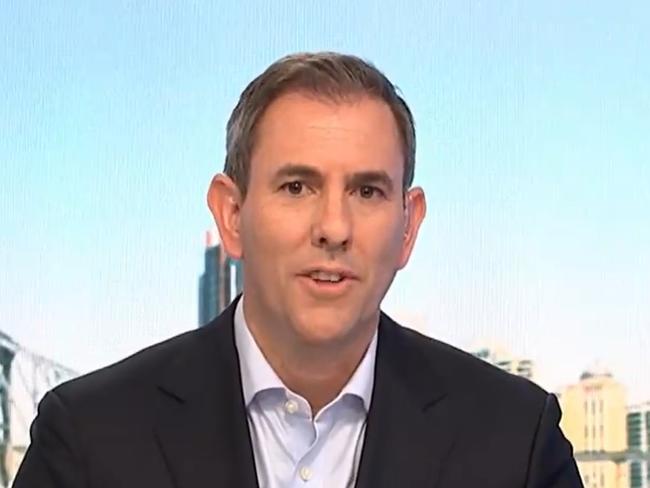 Australian federal treasurer Dr Jim Chalmers appears on ABC Insiders following the recent handing down of the 2024 Federal Budget. Picture: ABC