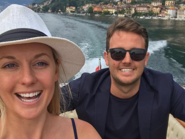 Ben and Kelly got engaged at Lake Como.