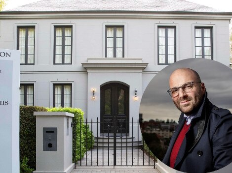 George Calombaris art for sale of Toorak house at 5 McMaster Court - for Herald Sun realestate