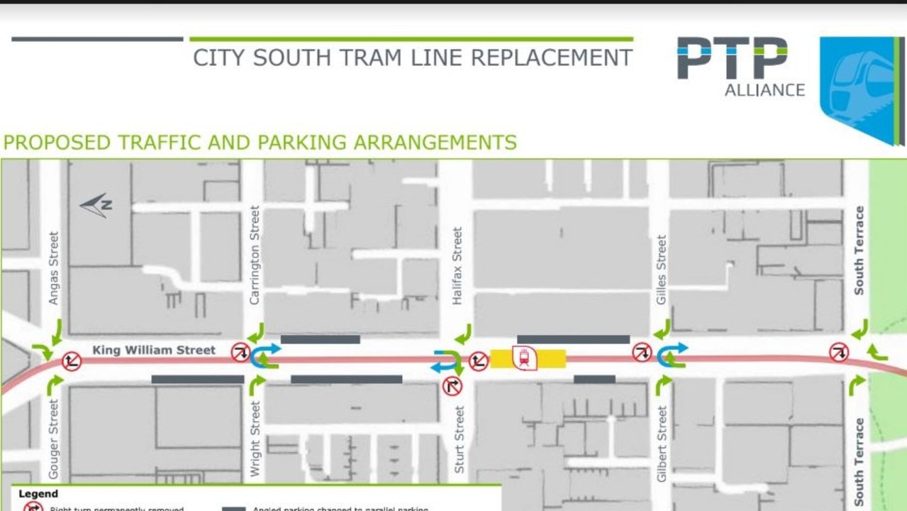 City South tram line replacement: proposed traffic and parking arrangements