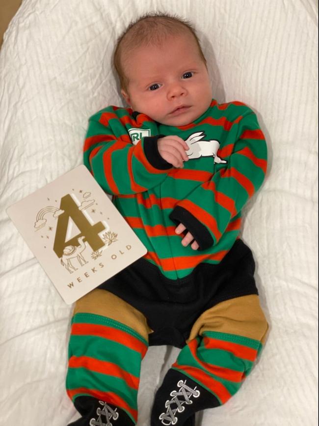 Bobby McCarthy’s great grandson Asher Arrow Grant.