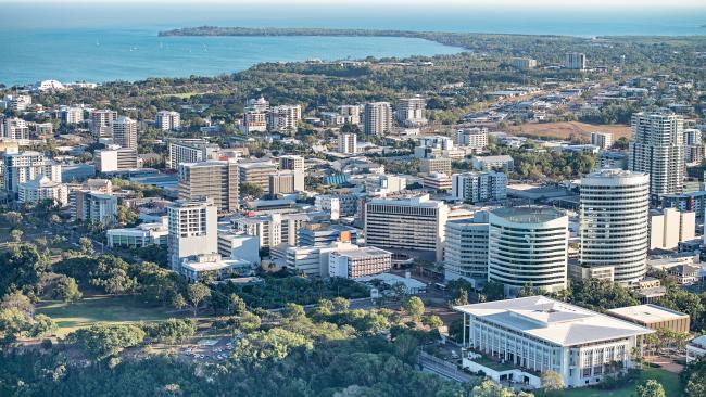 Darwin city from above