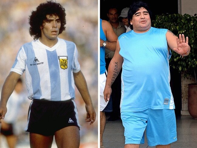 Diego Maradona good and bad.